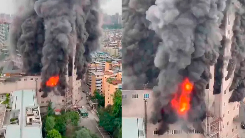 Incendio en comercio de China deja 6 muertos