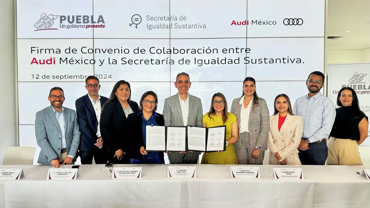 Audi México y gobierno concientizarán sobre entornos laborales equitativos