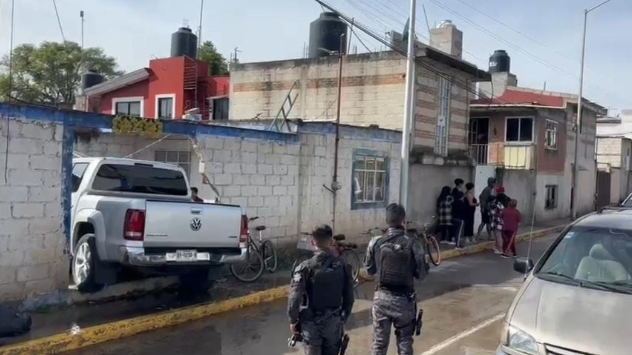 Motociclistas balean Camioneta en Cholula