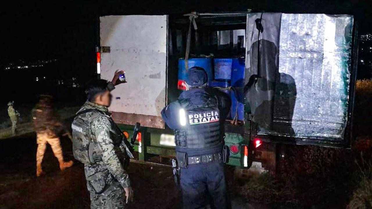 Recuperan SSP y SEMAR más de 3 mil litros de hidrocarburo robado