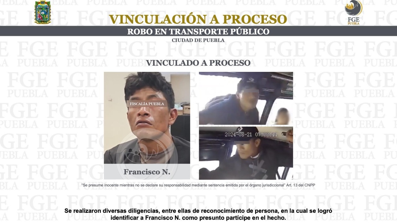 Detienen a involucrado en robo a transporte público