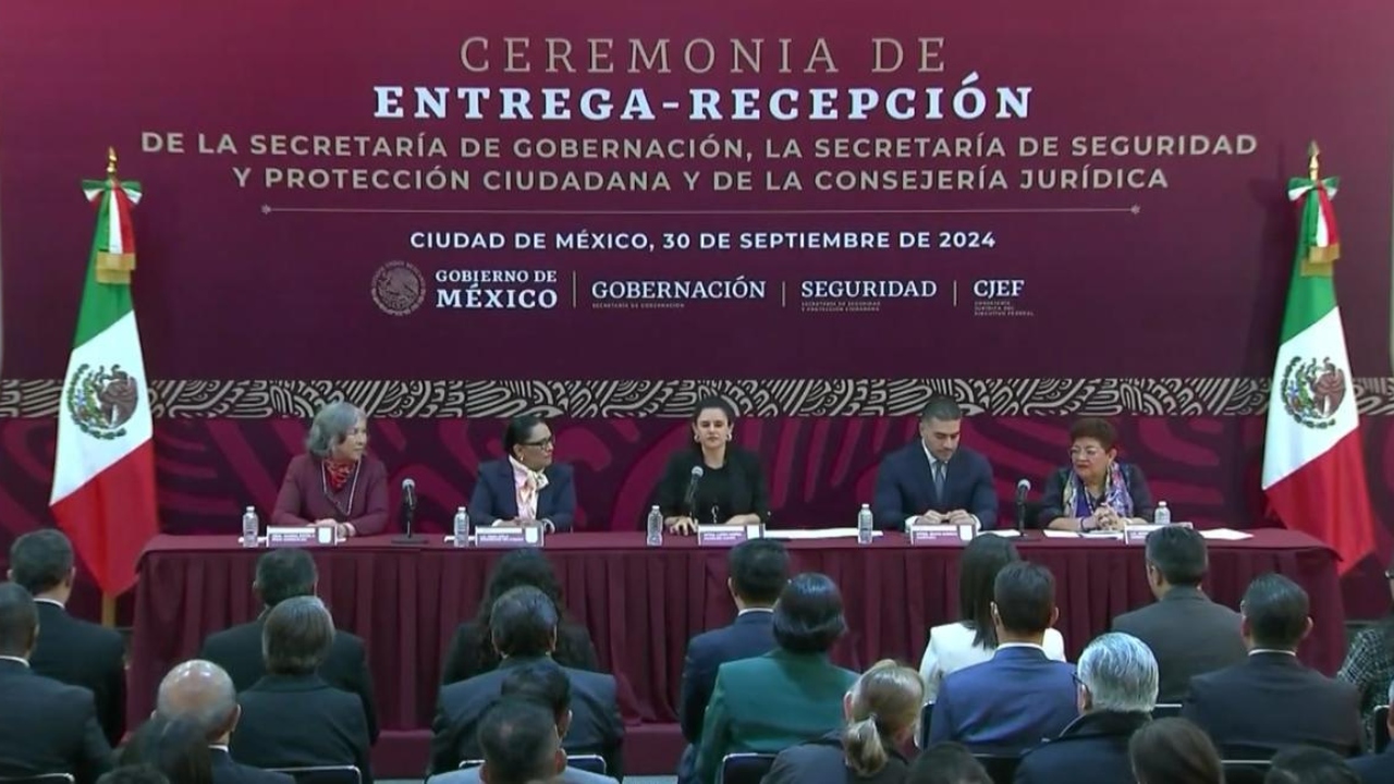 Asumen nuevos titulares de Seguridad, Segob, Consejería Jurídica, Sedena y Semar