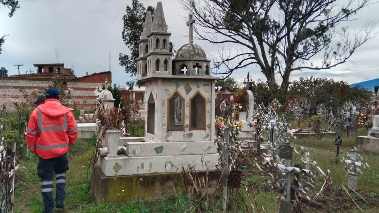 Protección Civil realiza inspecciones en panteones de San Pedro Cholula