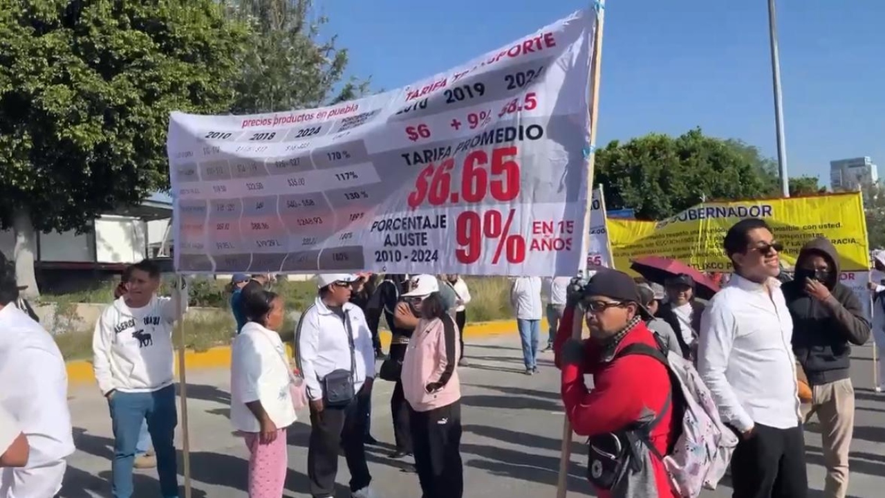 Transportistas demandan tarifa de 19 pesos
