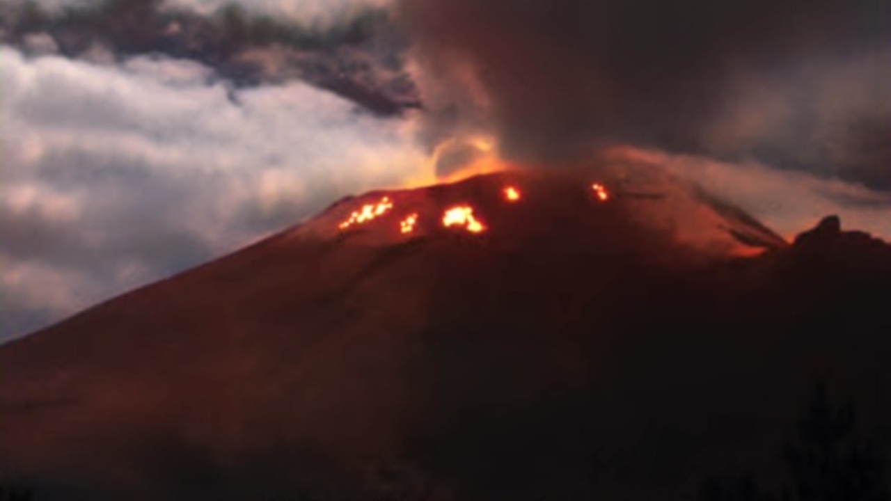 Incrementa actividad el Popocatépetl