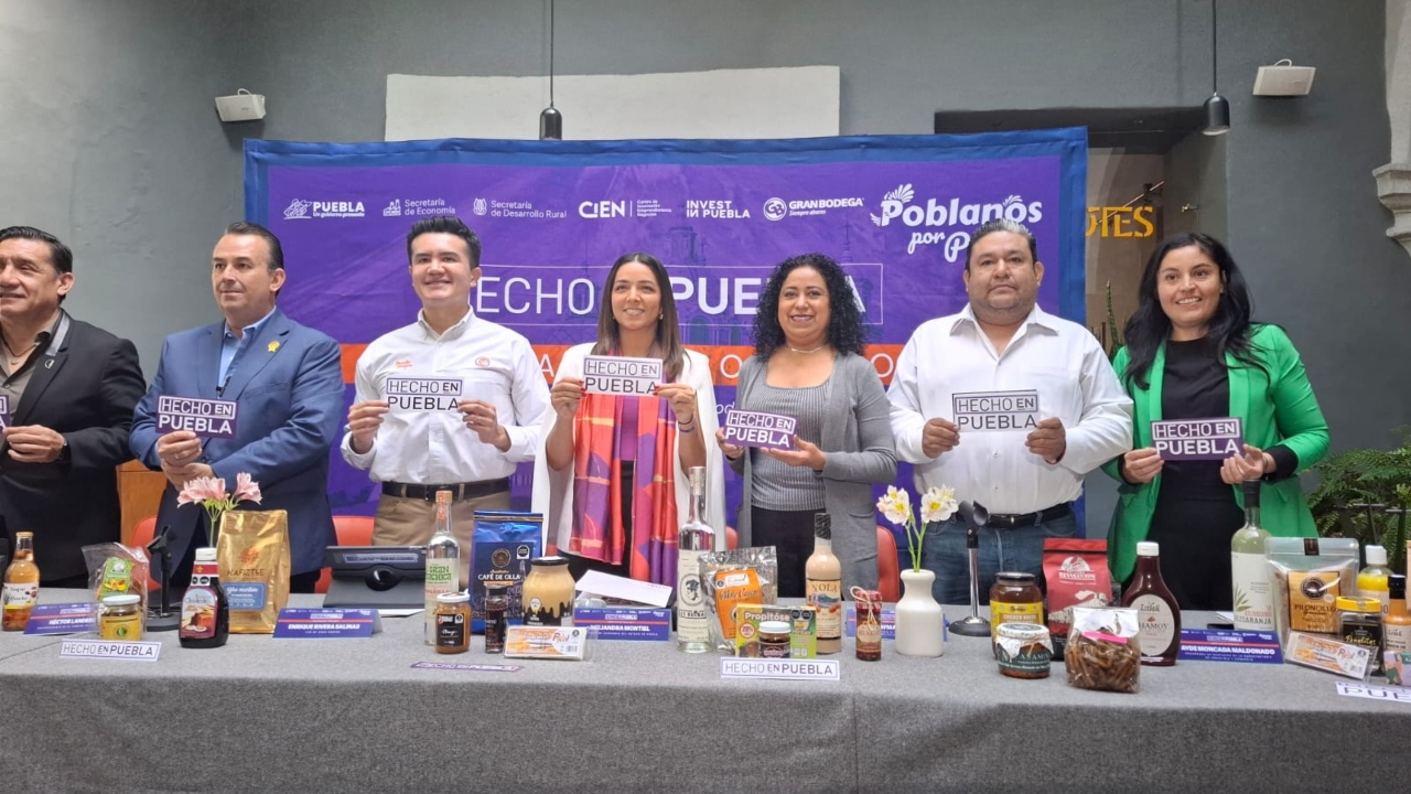 Anuncian Hecho en Puebla, iniciativa para impulsar el consumo local