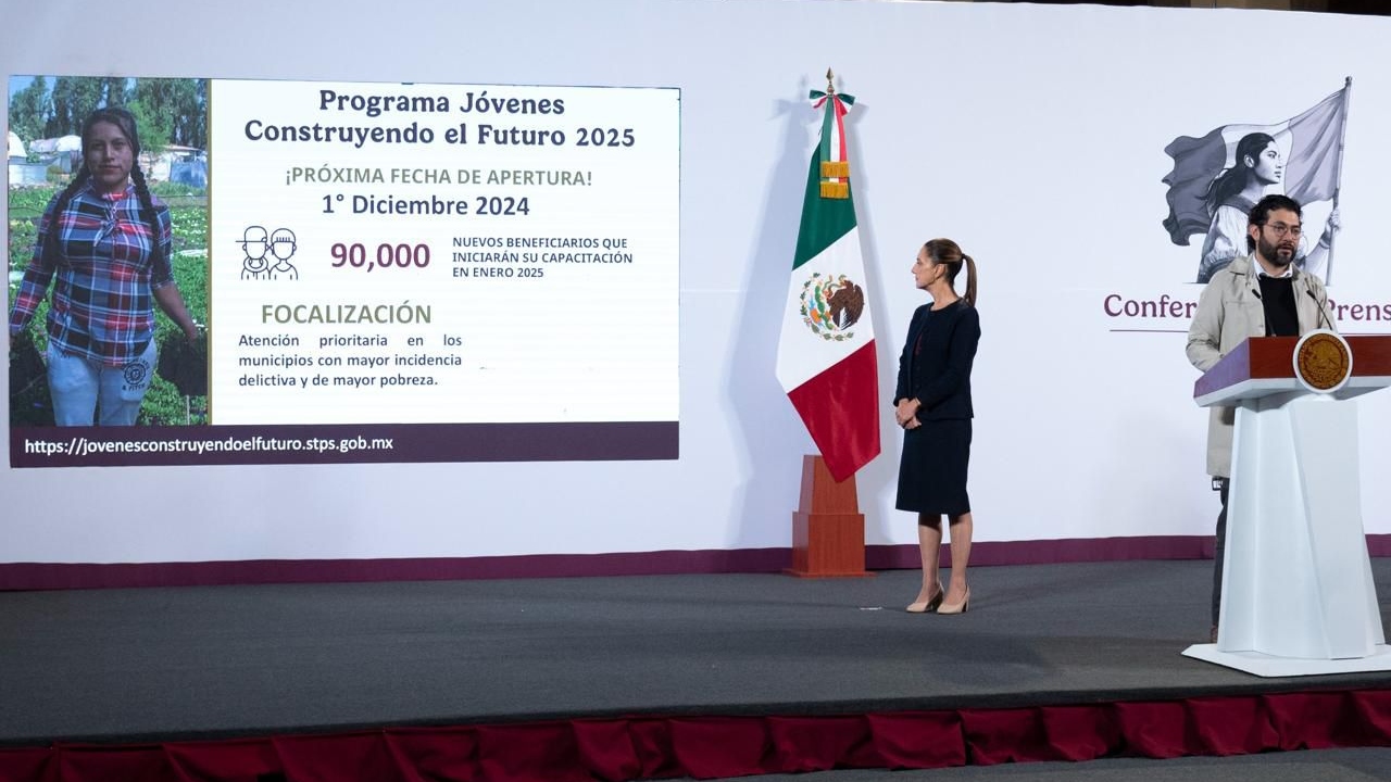 Sheinbaum anuncia inscripción a programa Jóvenes Construyendo el Futuro