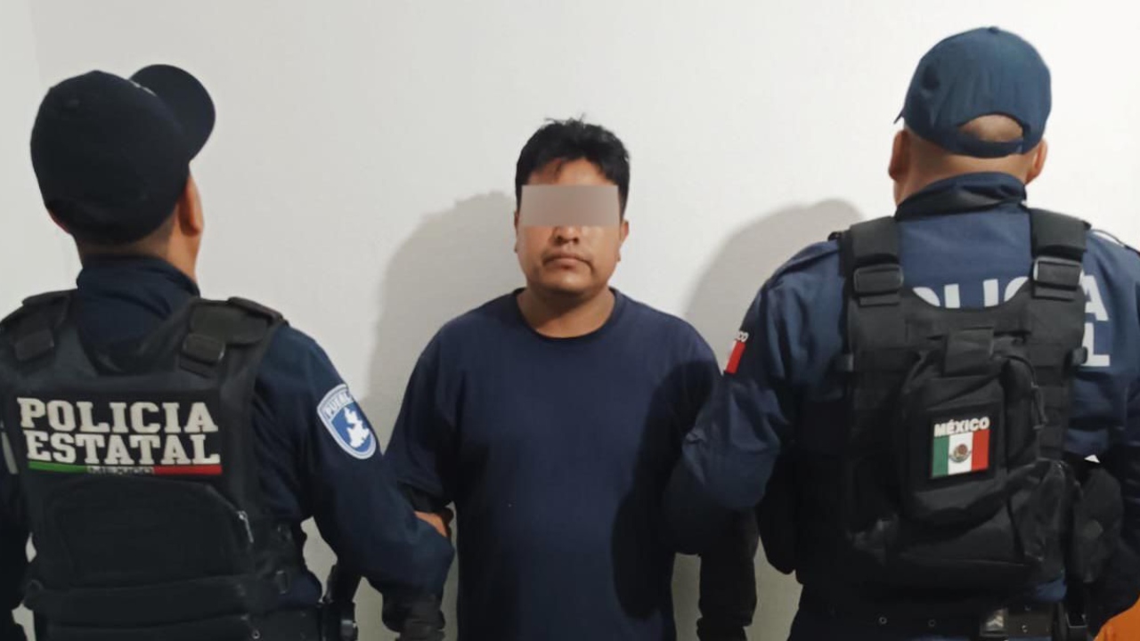 Detienen a hombre por portar arma de fuego en Chiconcuautla