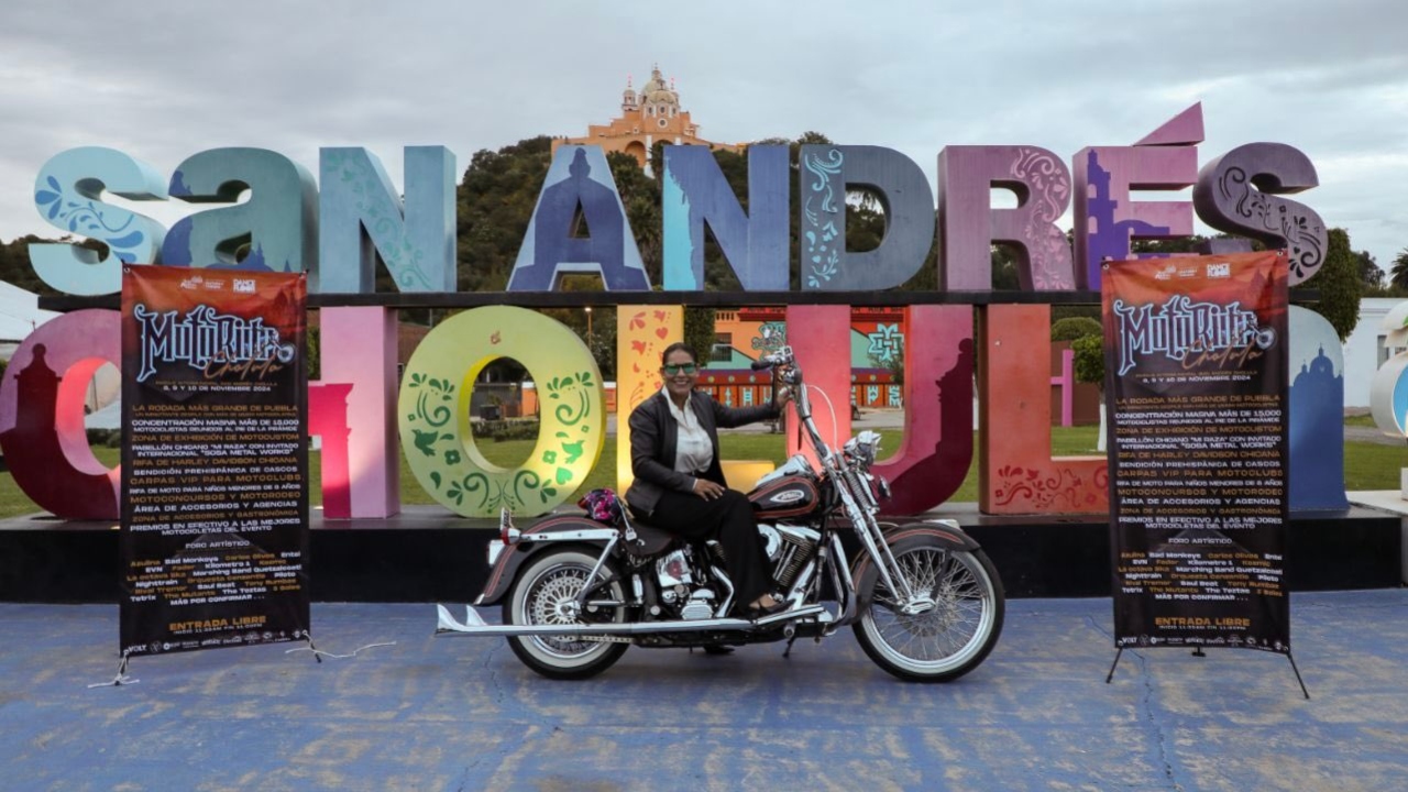Invita Cuautle al Motoride, en San Andrés Cholula
