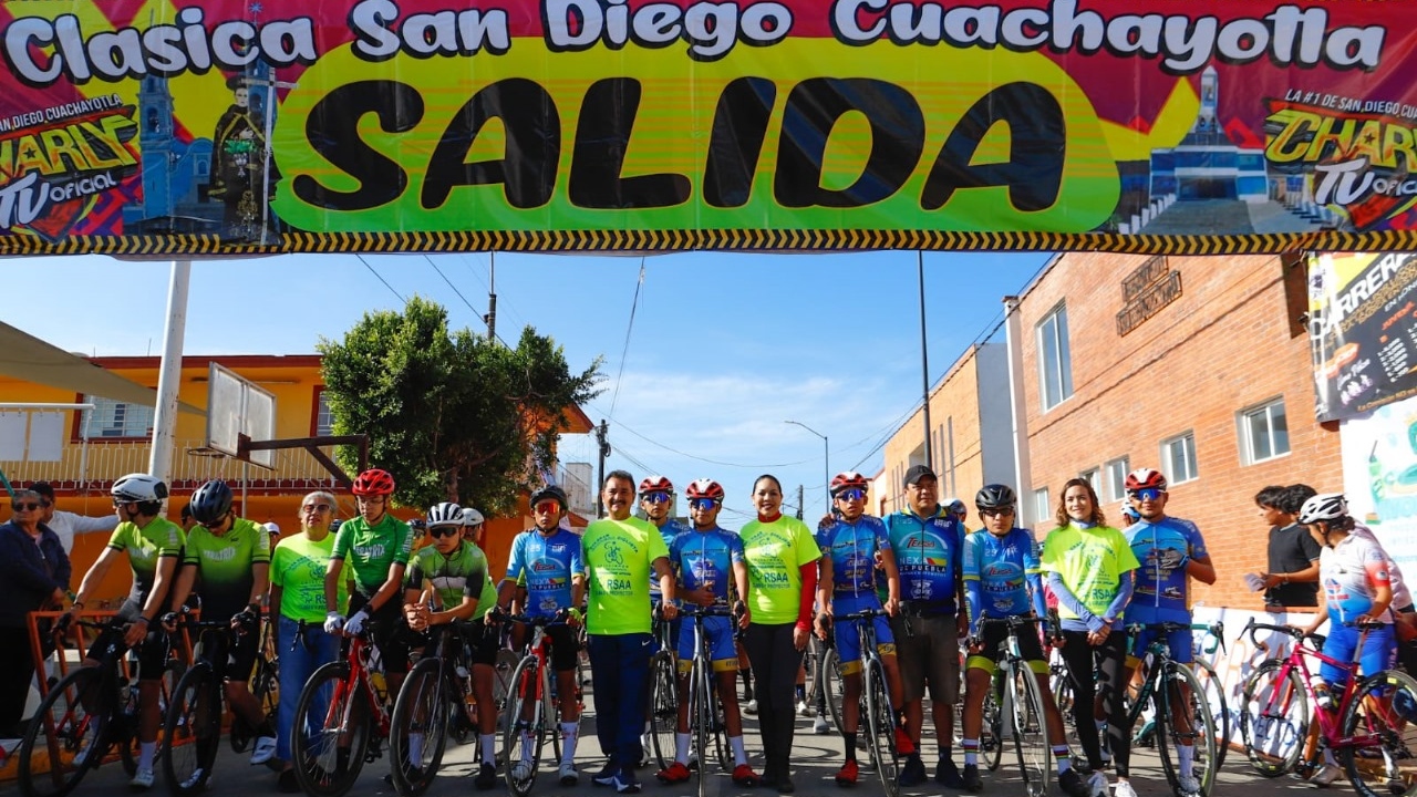 Con Carrera Ciclista, promueve Cholula el deporte