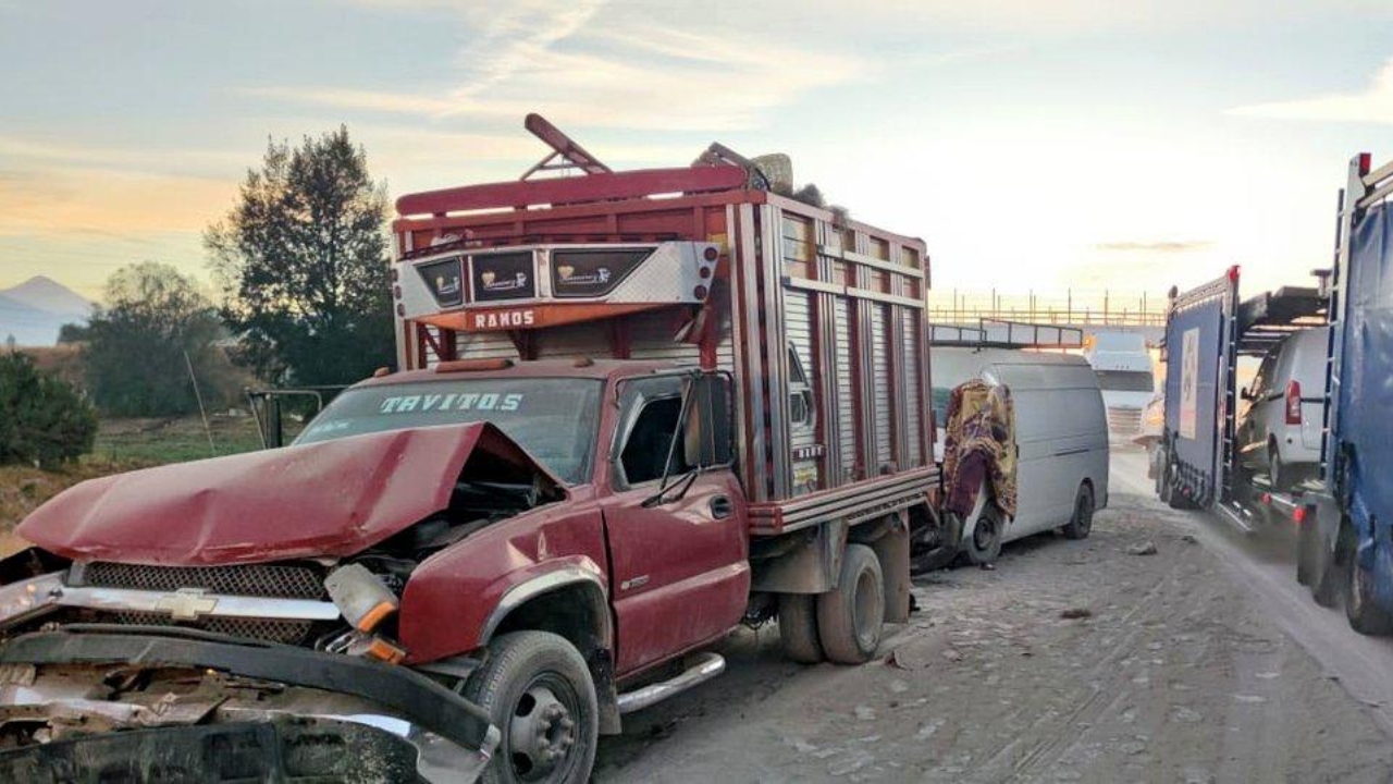 Choque en la autopista Puebla-Orizaba deja dos personas muertas