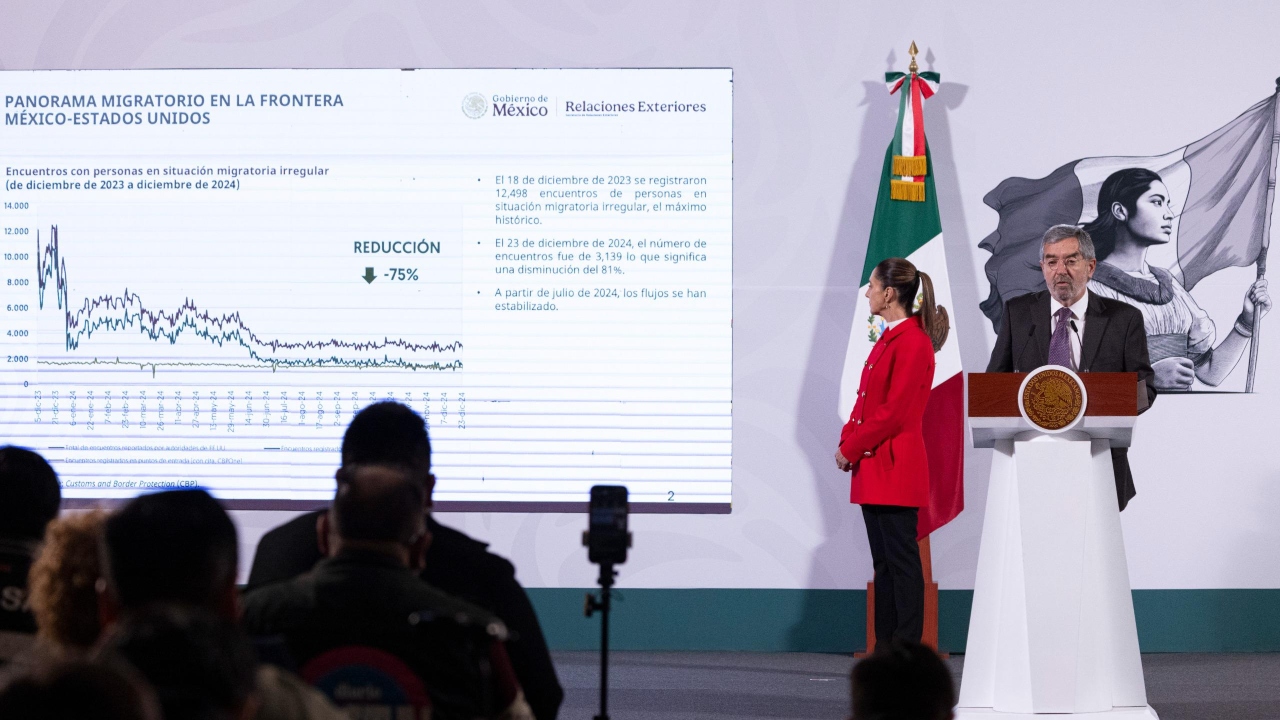 Sheinbaum presenta programa de apoyo a mexicanos en EU