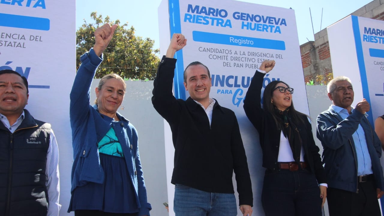 Avalan triunfo de Mario Riestra como dirigente del PAN Puebla
