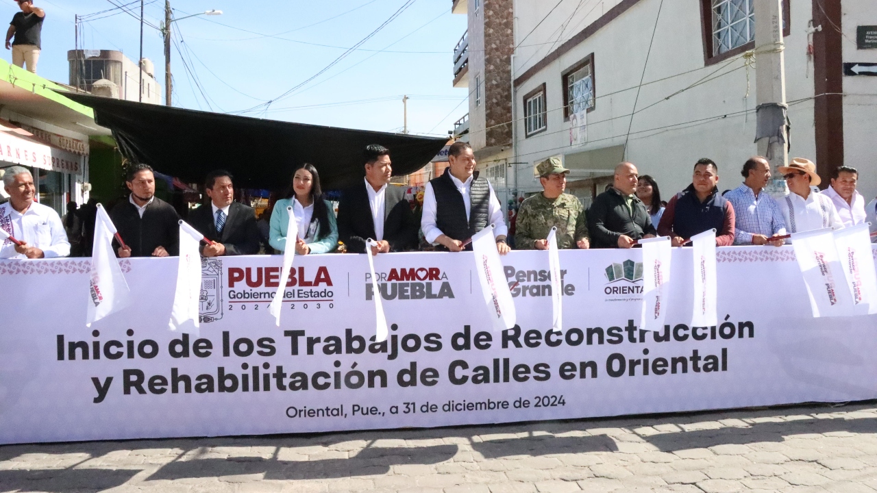 Agua y seguridad, pilares del gobierno de Puebla
