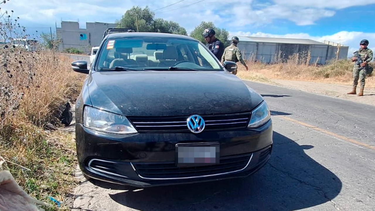 Recuperan auto robado en Huejotzingo