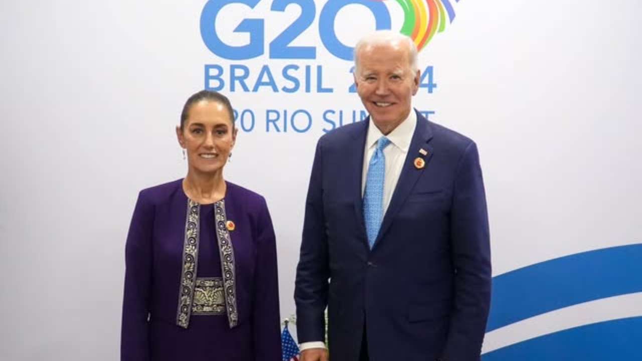 Reconoce Biden a Sheinbaum por decomiso de fentanilo
