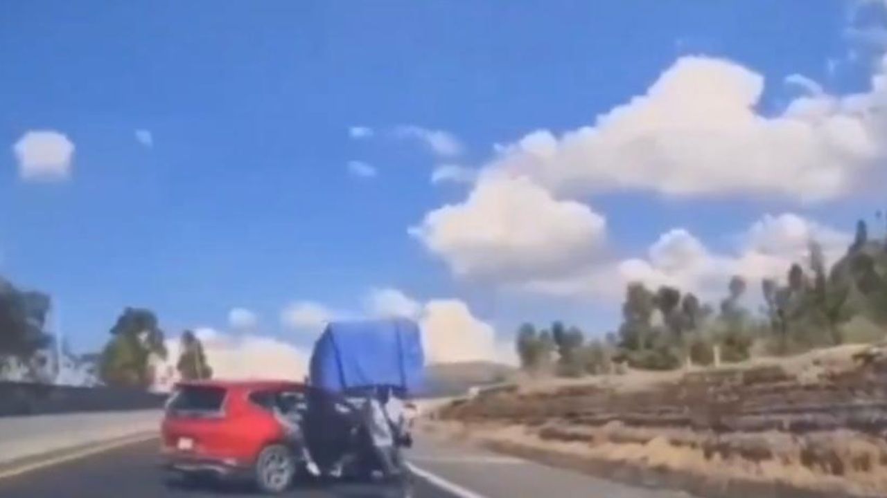 Familia escapa de asalto en la México-Texcoco
