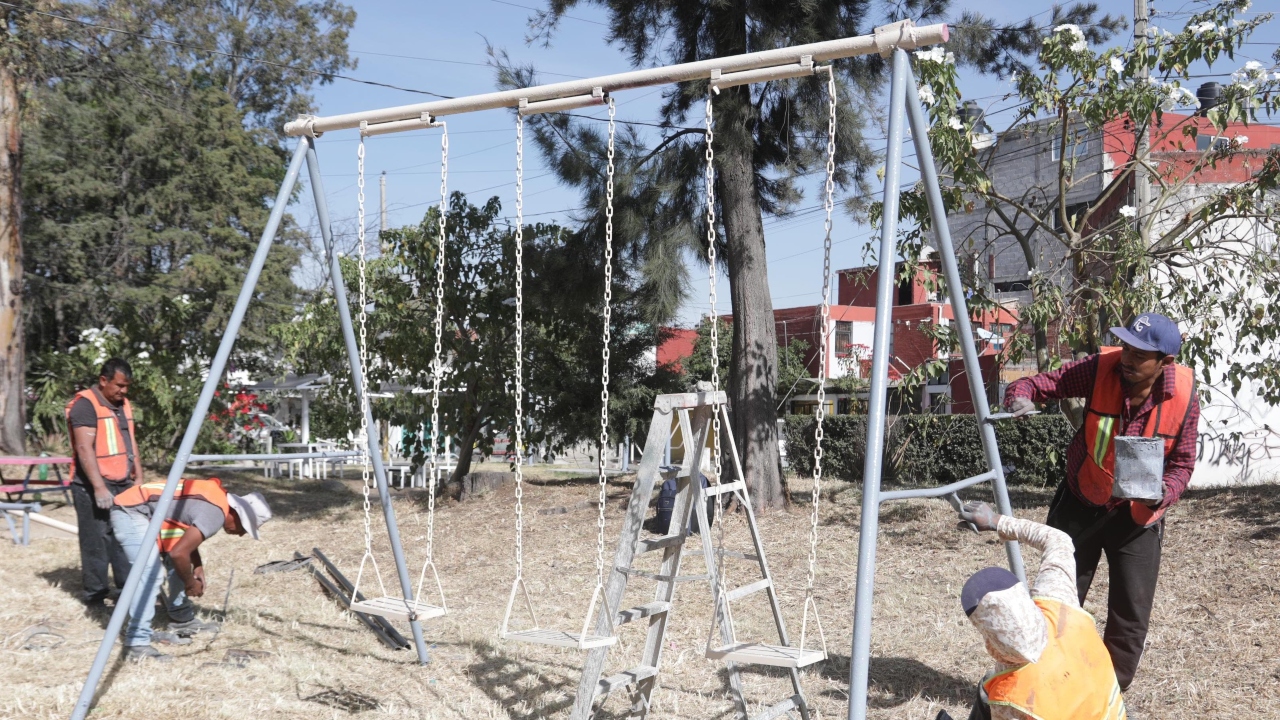 Supervisa Chedraui trabajos de mantenimiento en Infonavit Amalucan