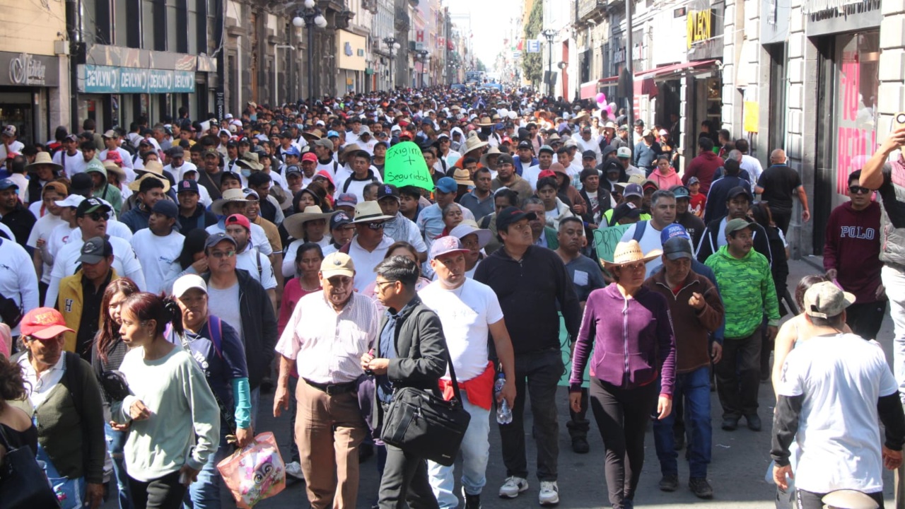 Megamarcha de Antorcha Campesina causará tráfico en Puebla