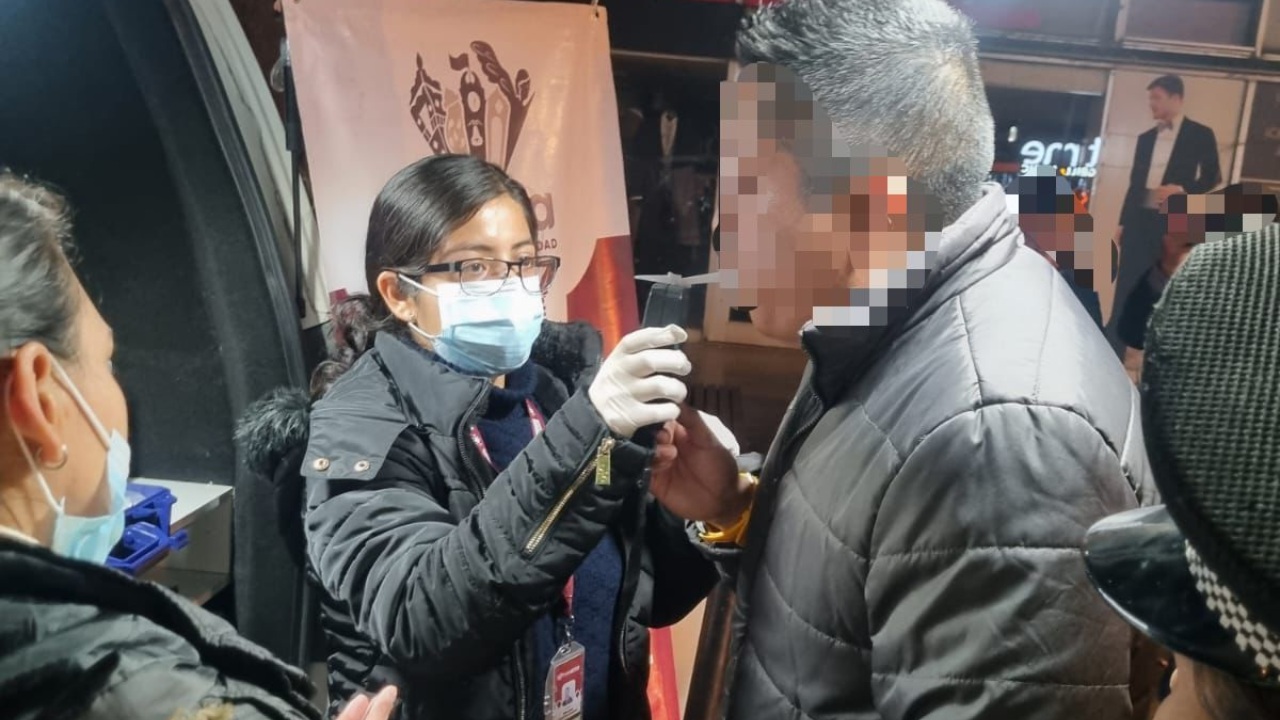 Operativo Alcoholímetro detecta 20 casos de alcoholemia
