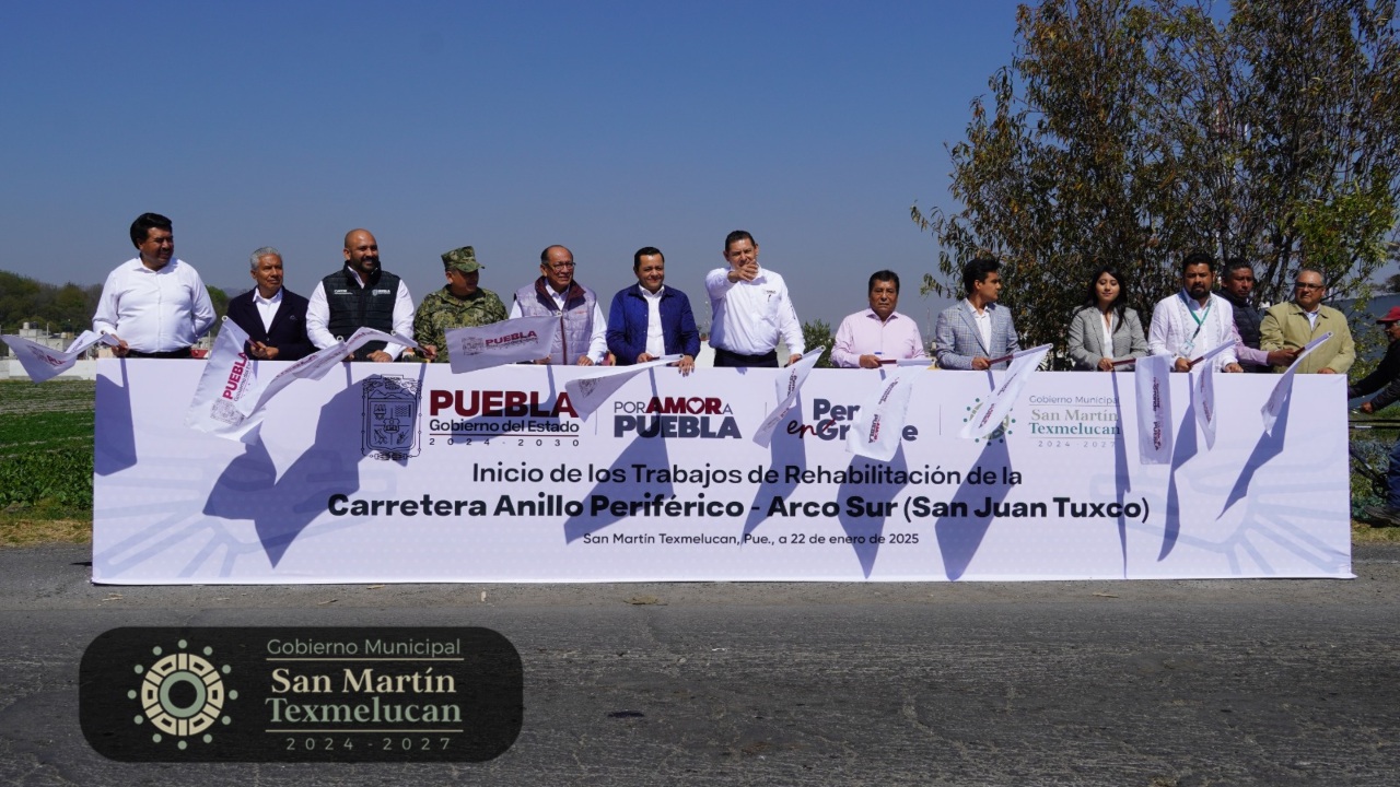 Armenta y Alonso inauguran obras en Texmelucan