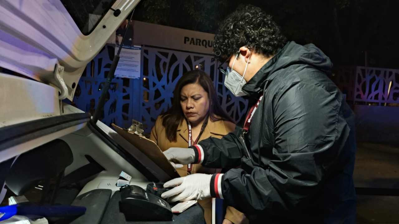 Supervisa contralora municipal operativo alcoholímetro