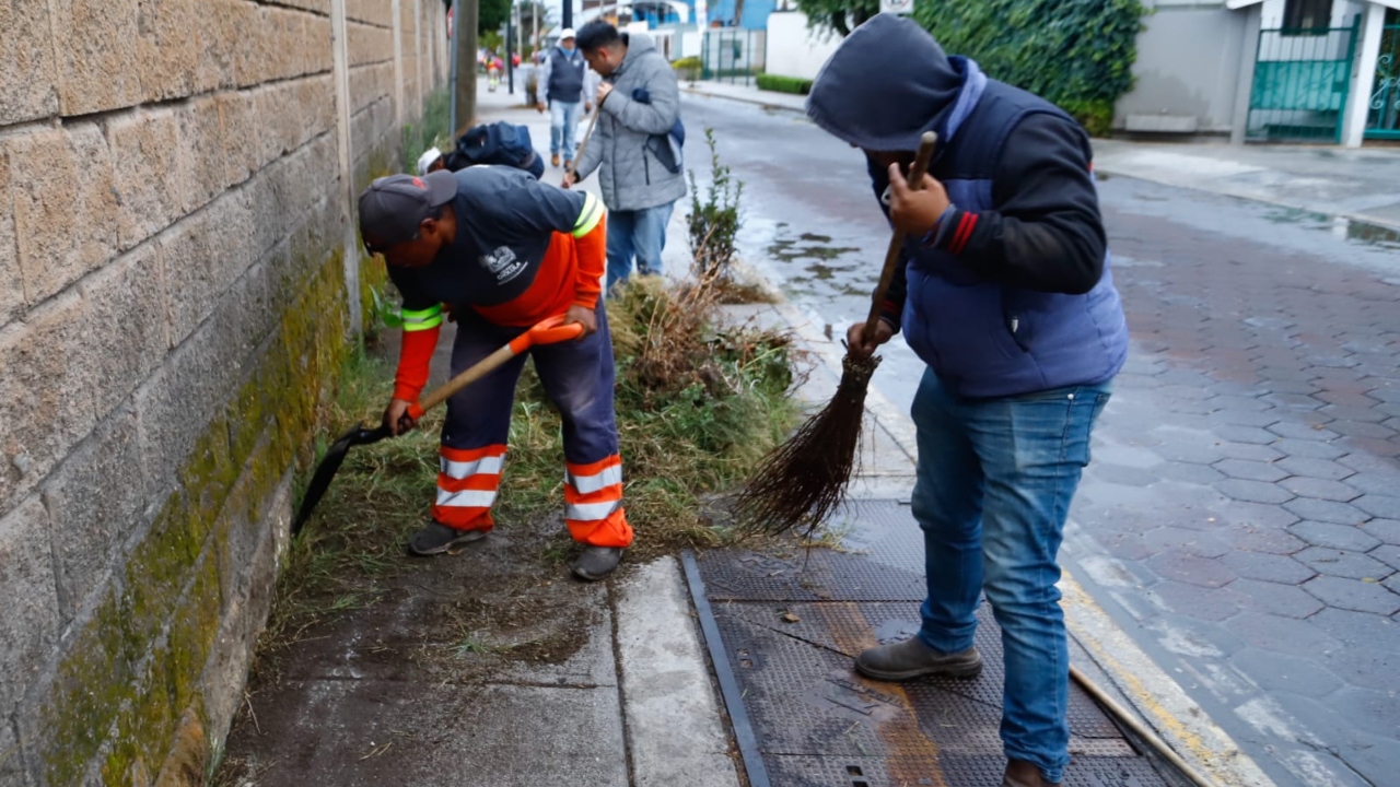 Realizan jornada \"La Ciudad la Limpiamos Todos\" en Cholula