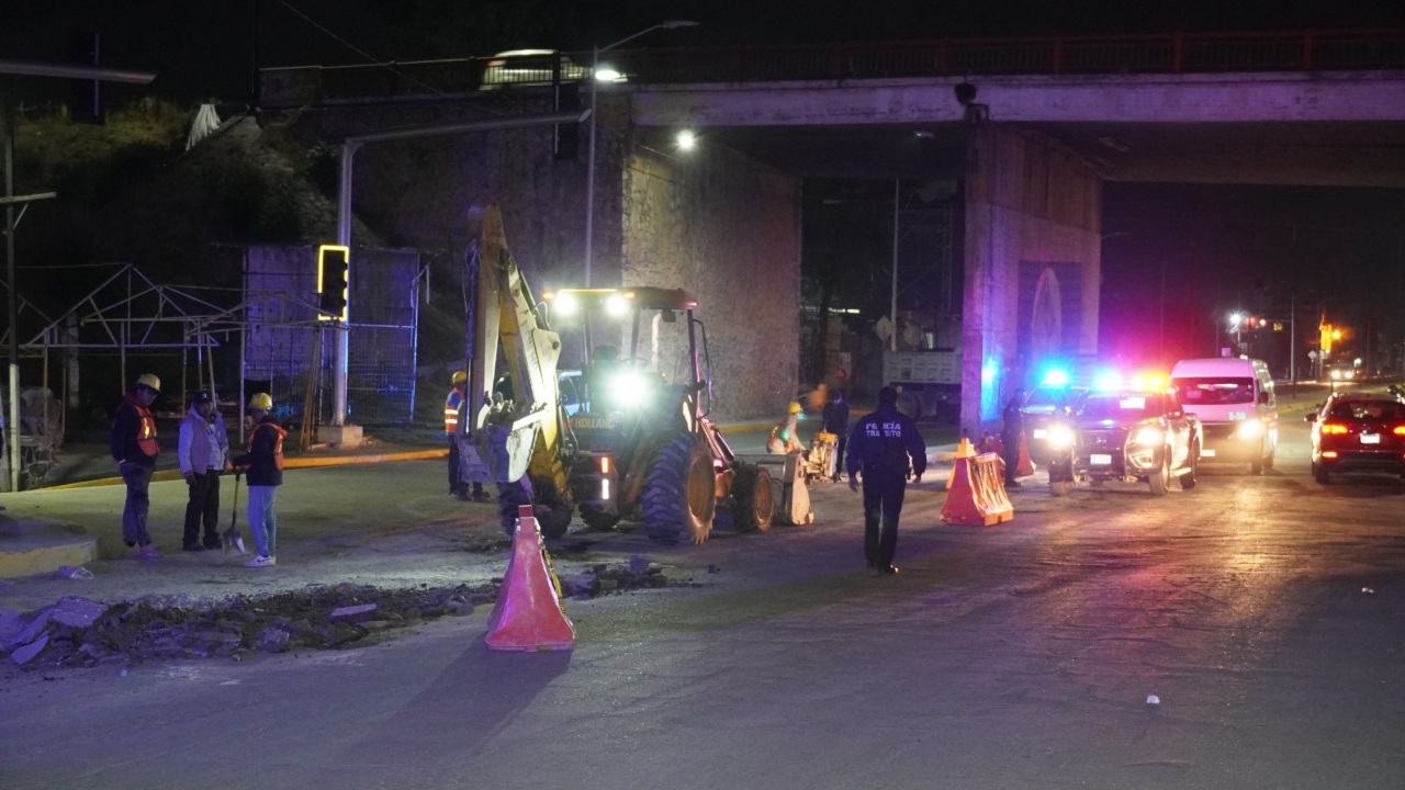 Arranca “Bacheo Nocturno” en San Martín Texmelucan