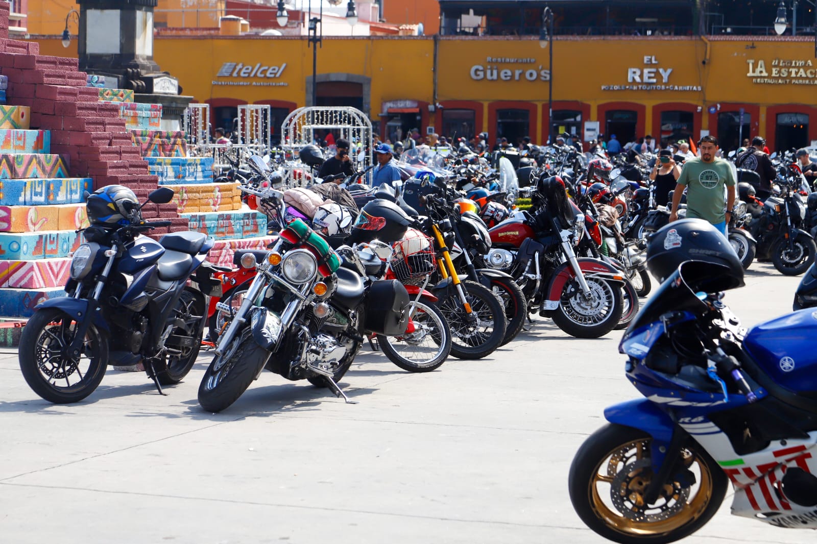 Rugieron los motores con la “Mega Rodada Cholula”