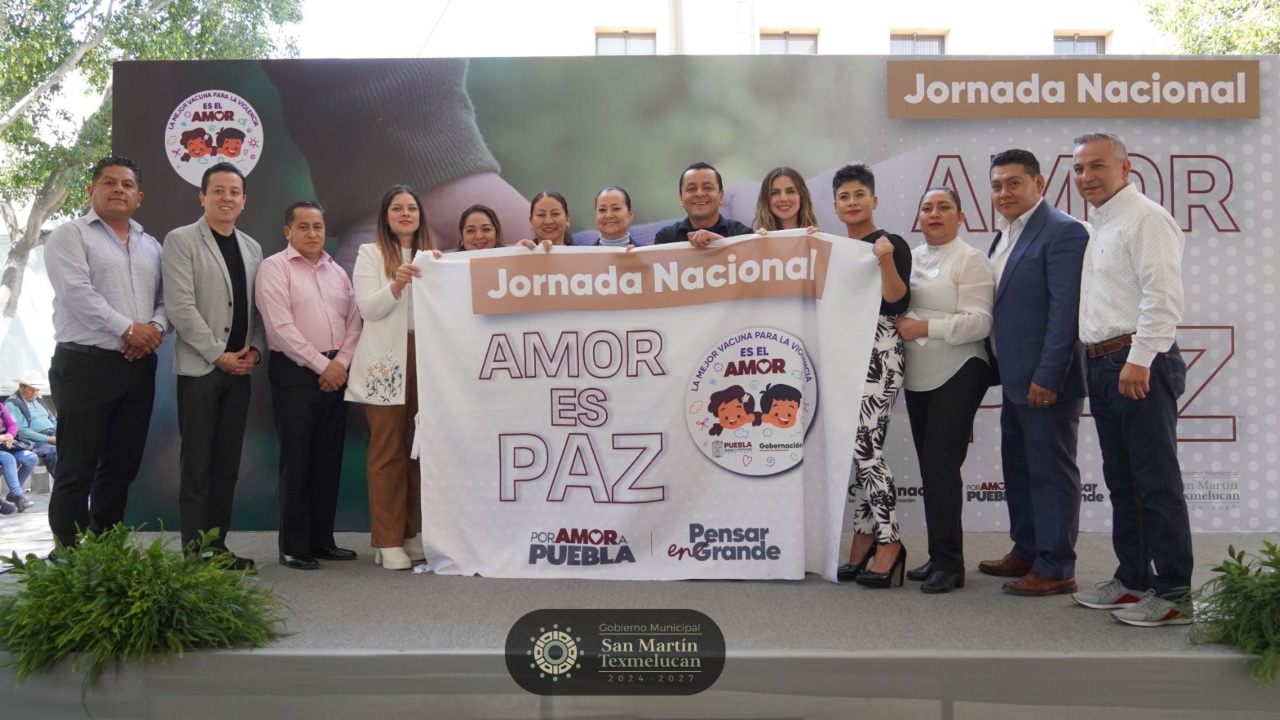 Se suma San Martín al programa nacional “Amor es Paz”