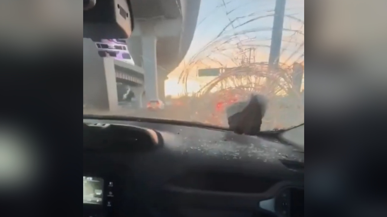 Automovilista graba ataque con piedra en la México-Puebla