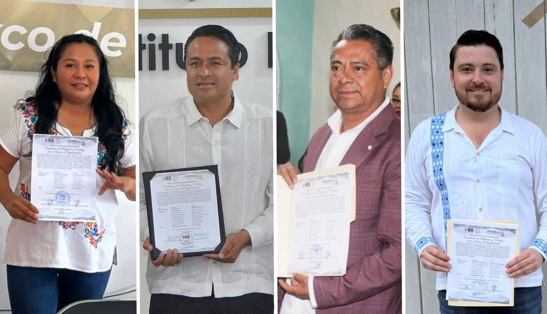Ellos son los ganadores de las elecciones extraordinarias en Puebla