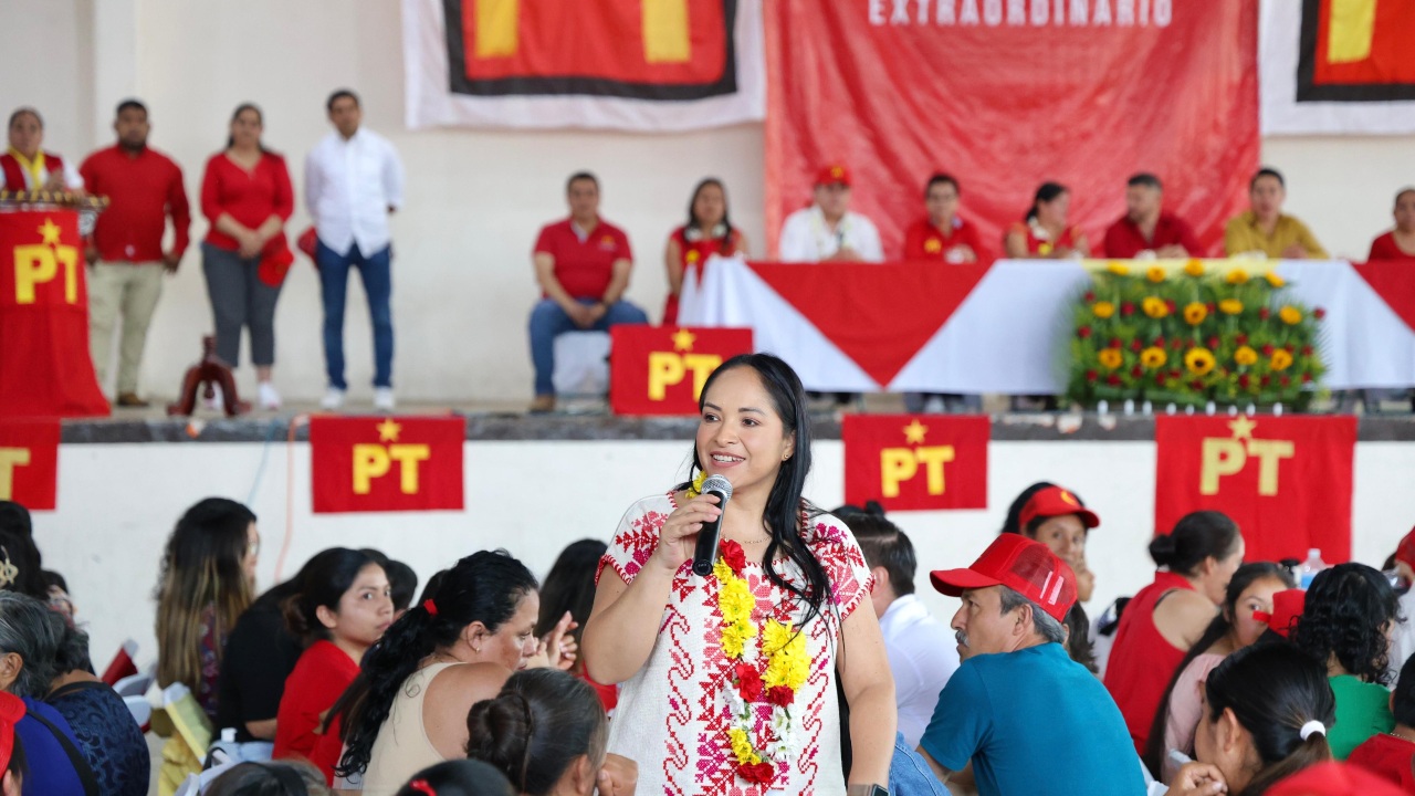 Trabajo y unidad de Liz Sánchez fortalecen al PT en Sierra Nororiental