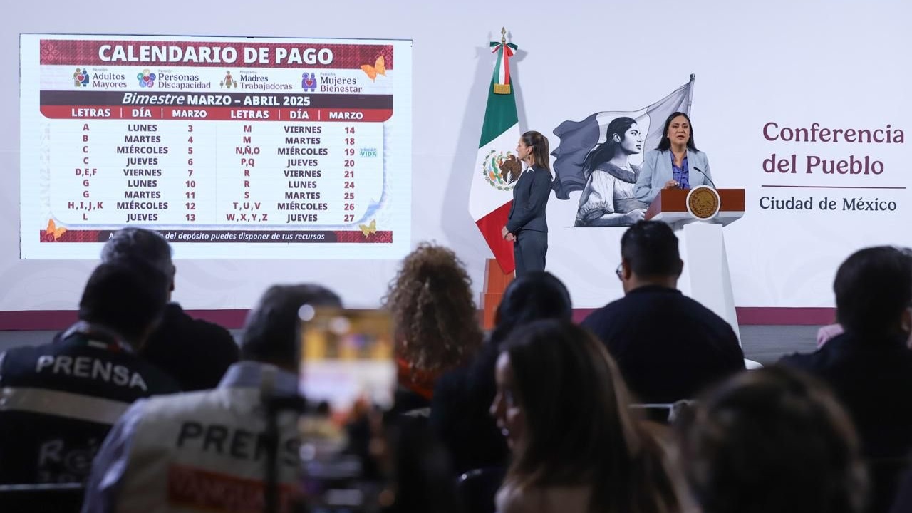 Inicia entrega de la Pensión del Bienestar, del 3 al 27 de marzo