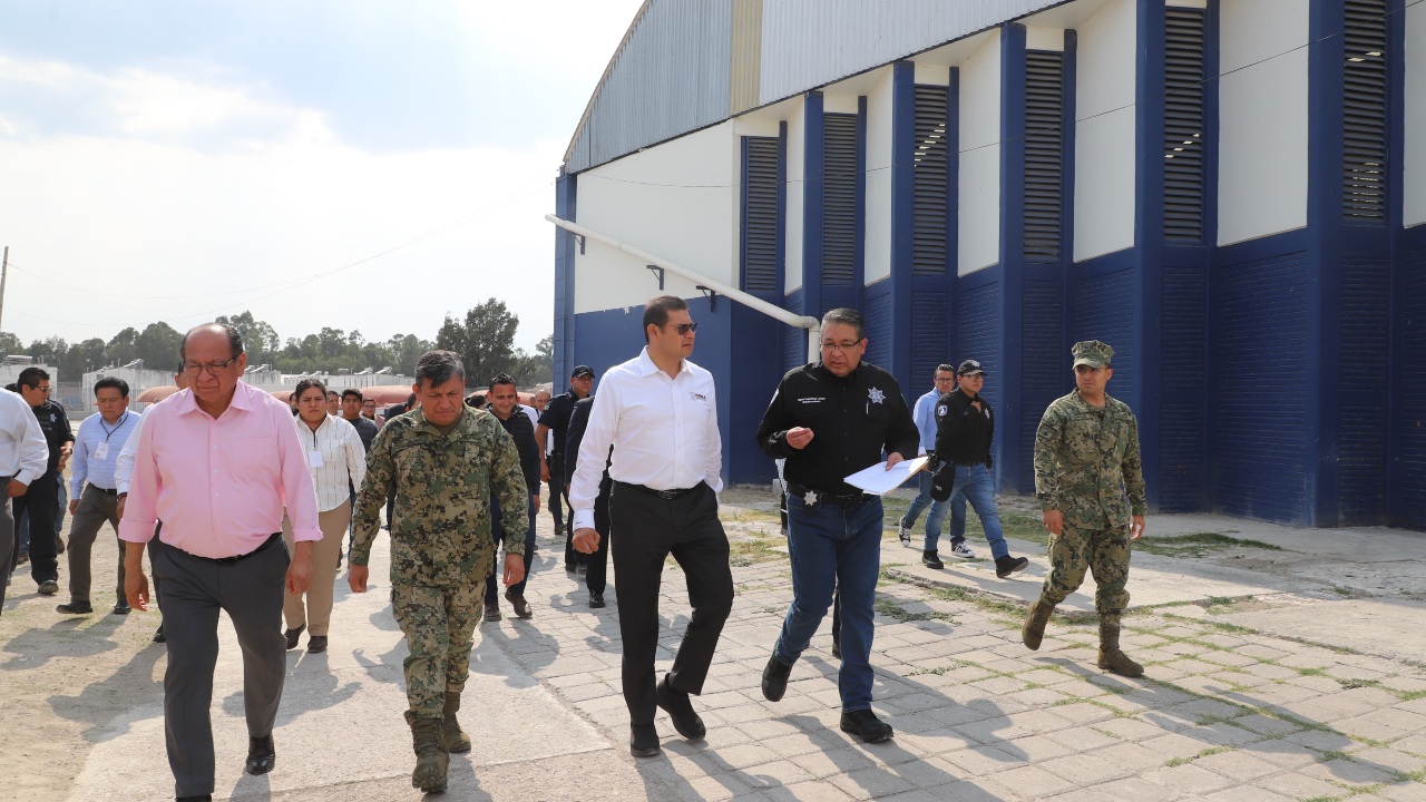 Armenta evalúa condiciones del Cereso en Puebla