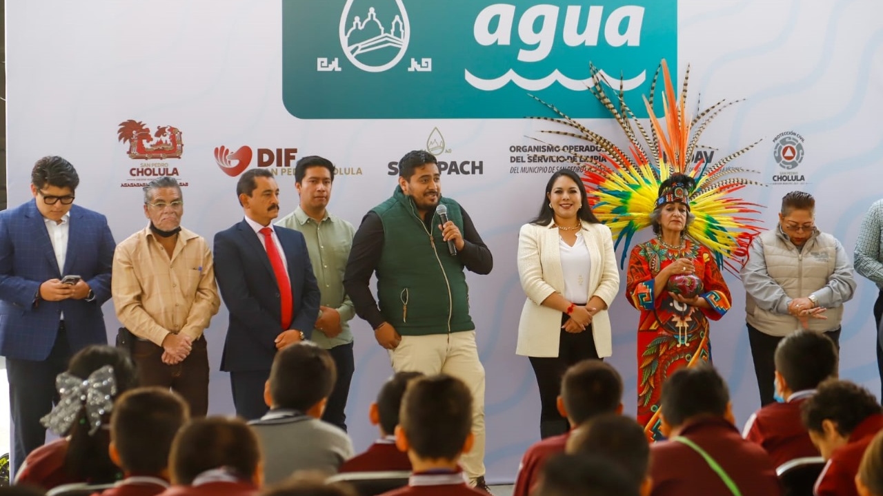 Realiza SOSAPACH Feria del Agua en San Pedro Cholula