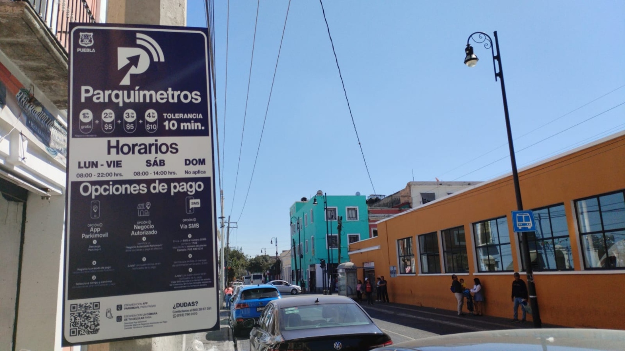 Parquímetros no operarán el fin de semana en Puebla: alcalde