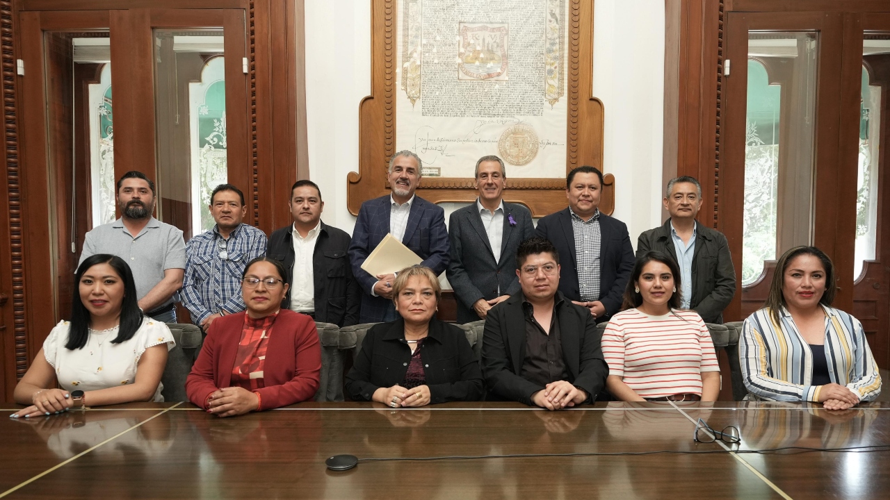 Se reúne Pepe Chedraui con el Sindicato del Ayuntamiento