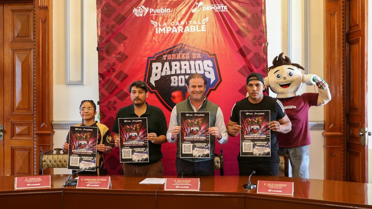 Anuncia Ayuntamiento de Puebla el Torneo de Barrios de Box 2025
