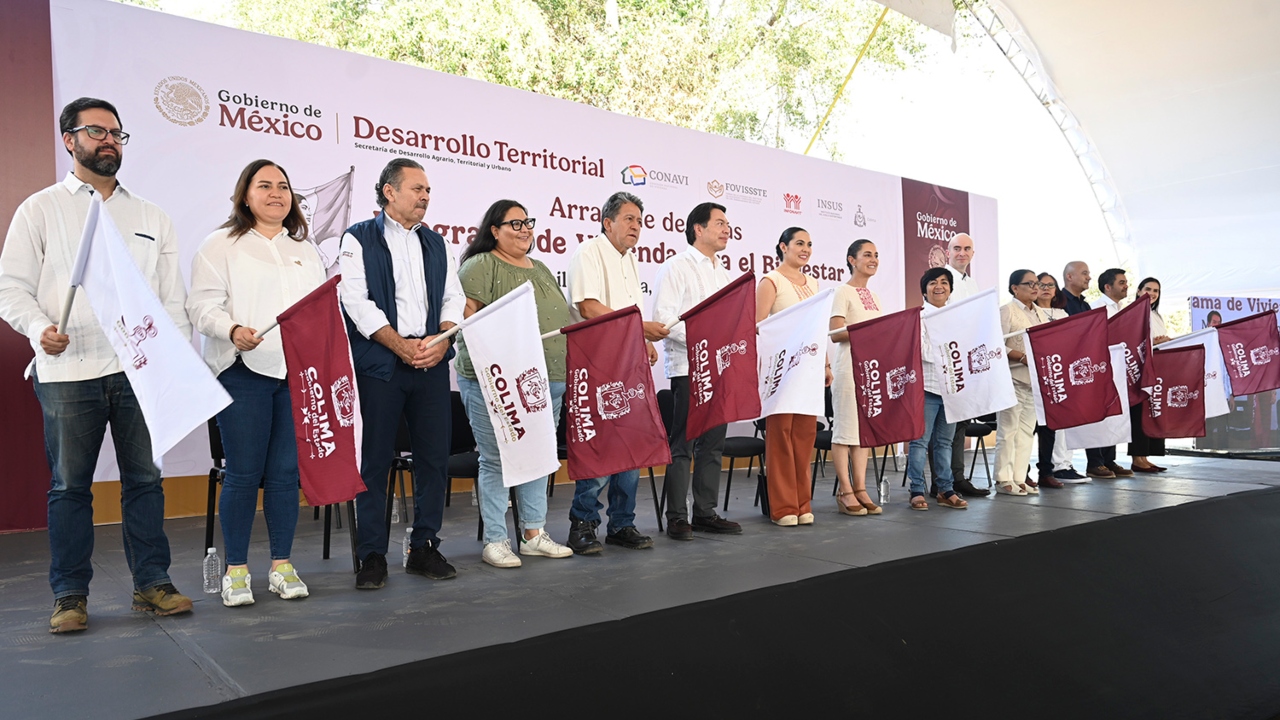 Inicia Sheinbaum construcción de casas del Programa de Vivienda