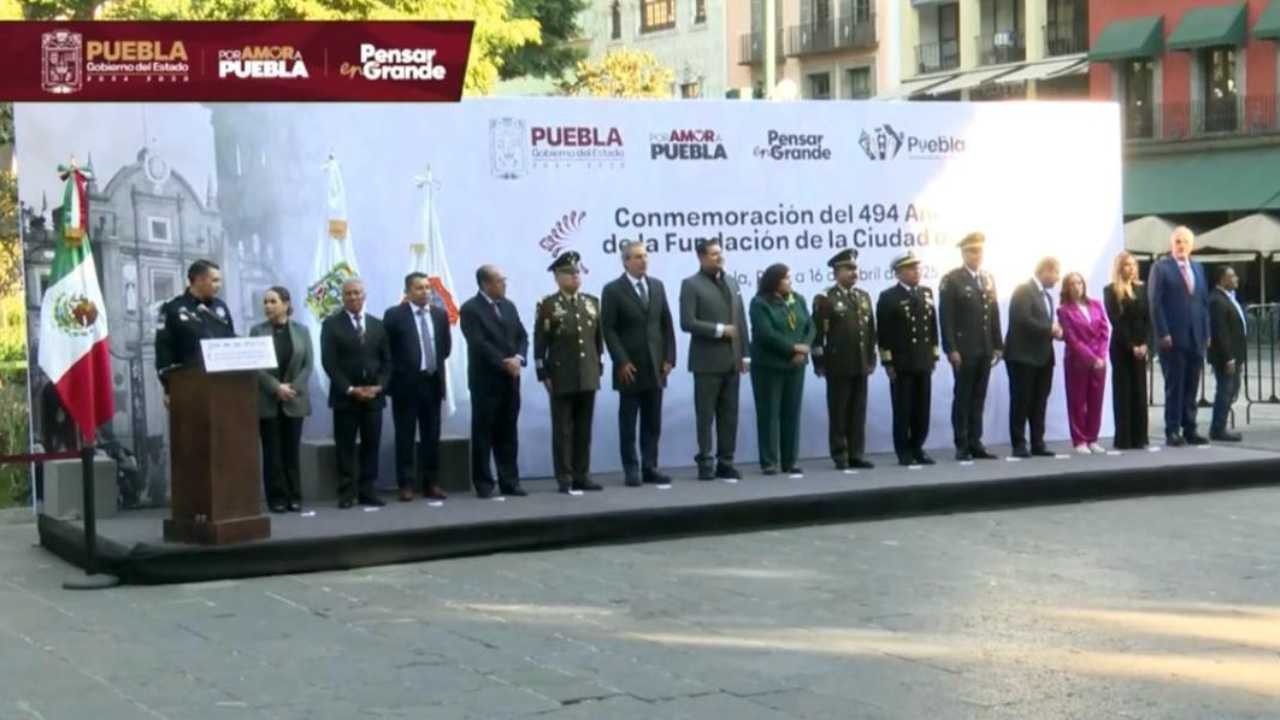 José Chedraui y Alejandro Armenta celebran 494 años de Puebla