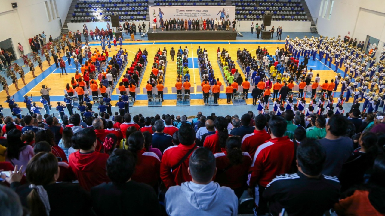Juegos Nacionales 2025 reúnen a más de 5 mil estudiantes en Puebla