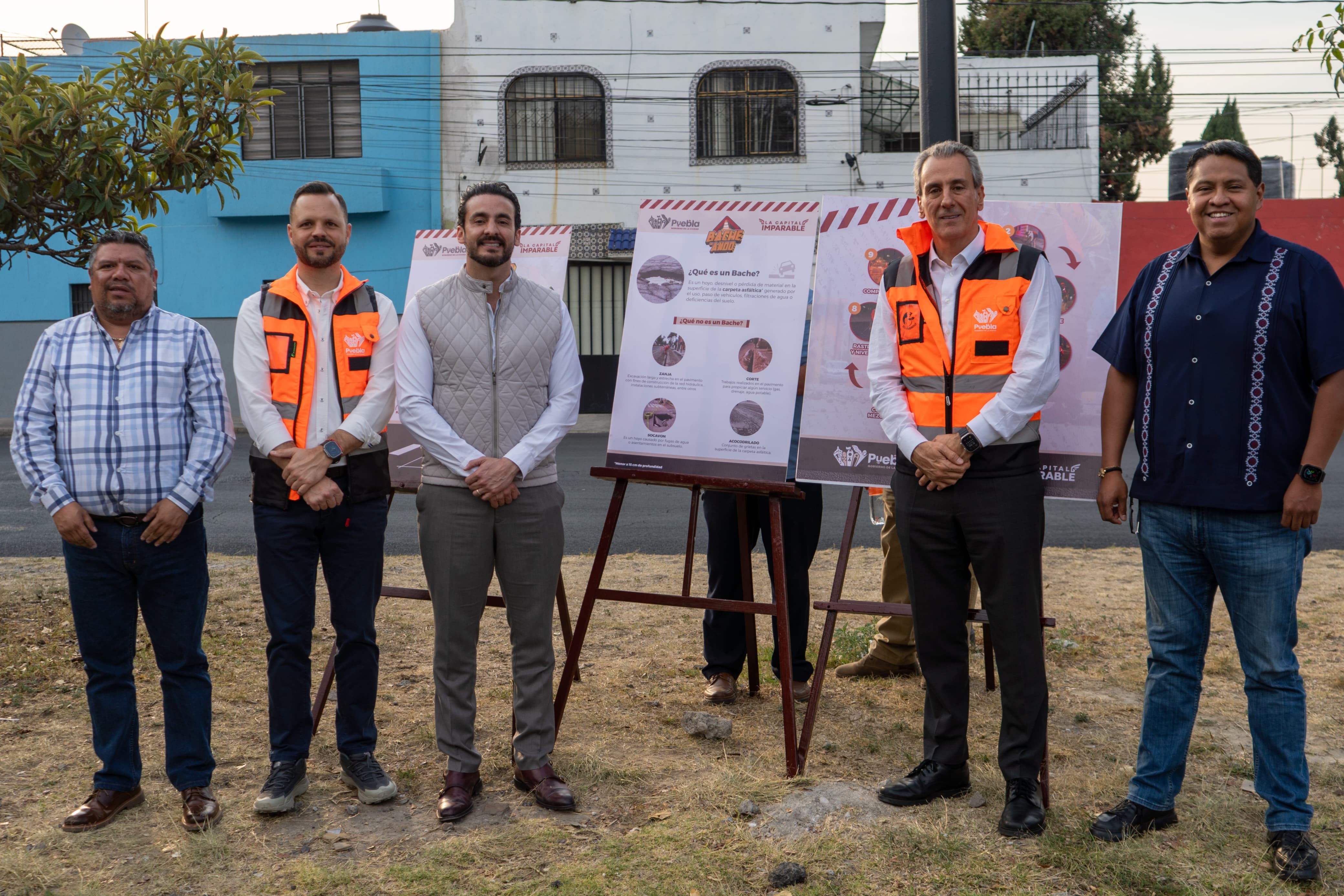 Supervisan Pepe Chedraui y Toño López Campaña de Bacheo en la capital