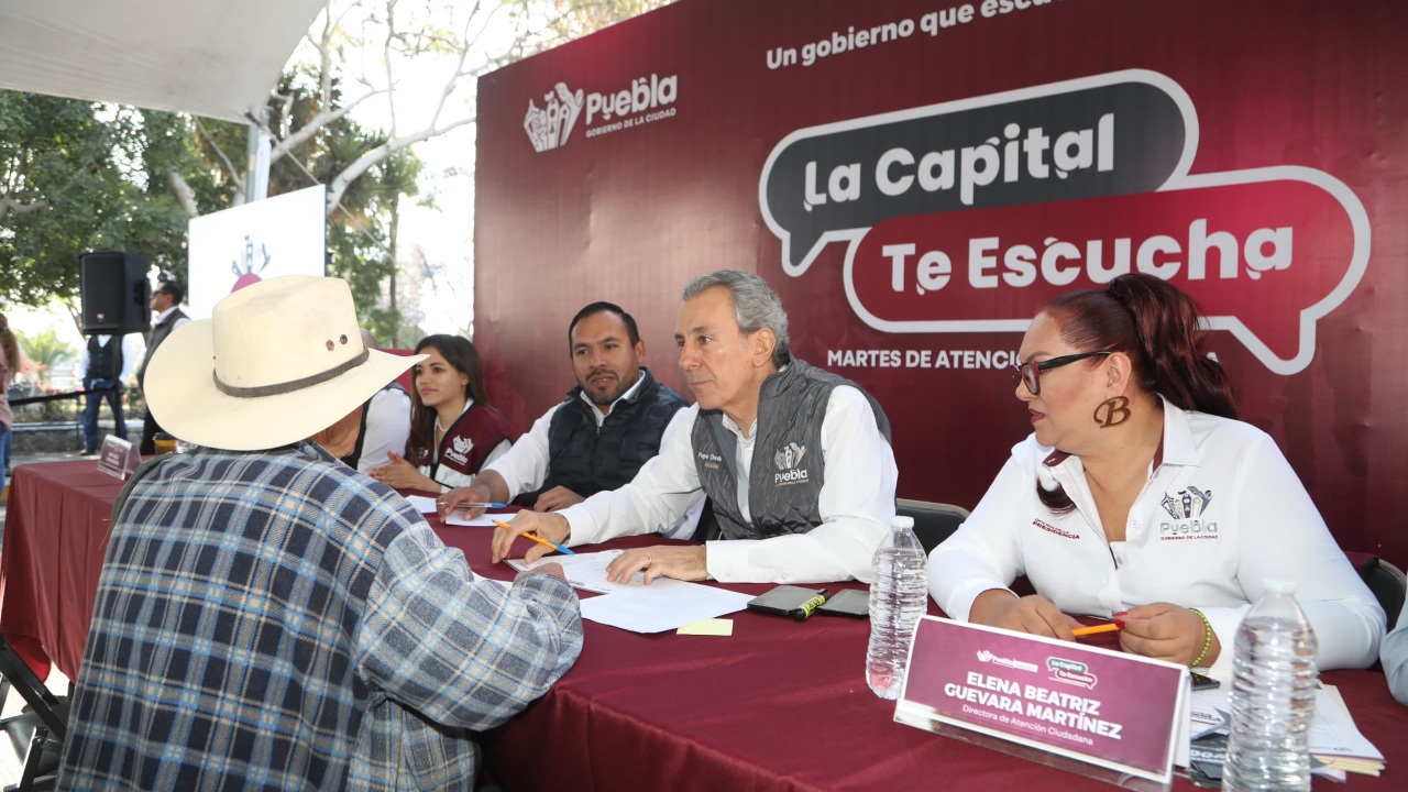 Llega “La Capital Te Escucha” a San Francisco Totimehuacán