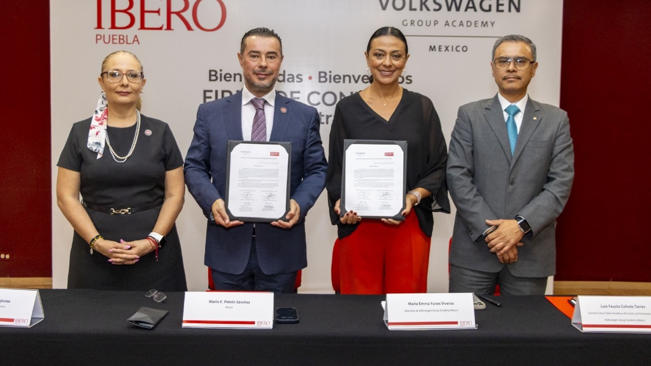 IBERO Puebla y Volkswagen Group Academy Mexico firman alianza