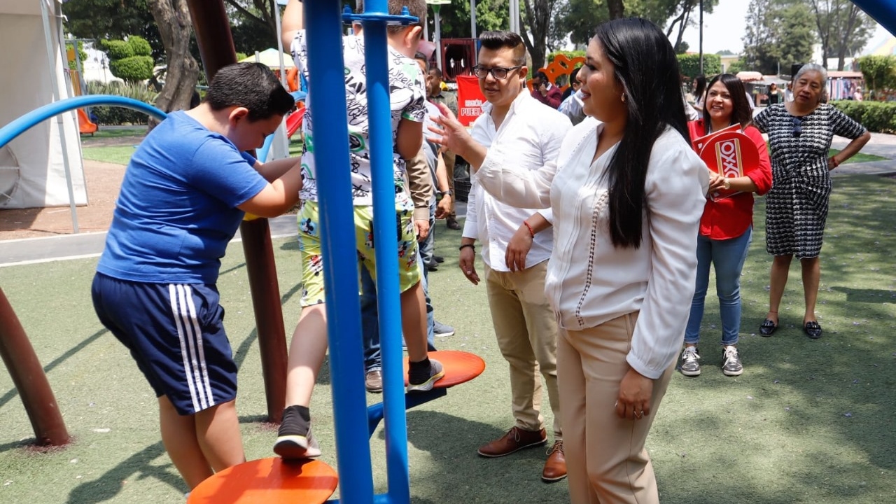 Renueva Gobierno municipal el Parque de la Niñez Cholulteca