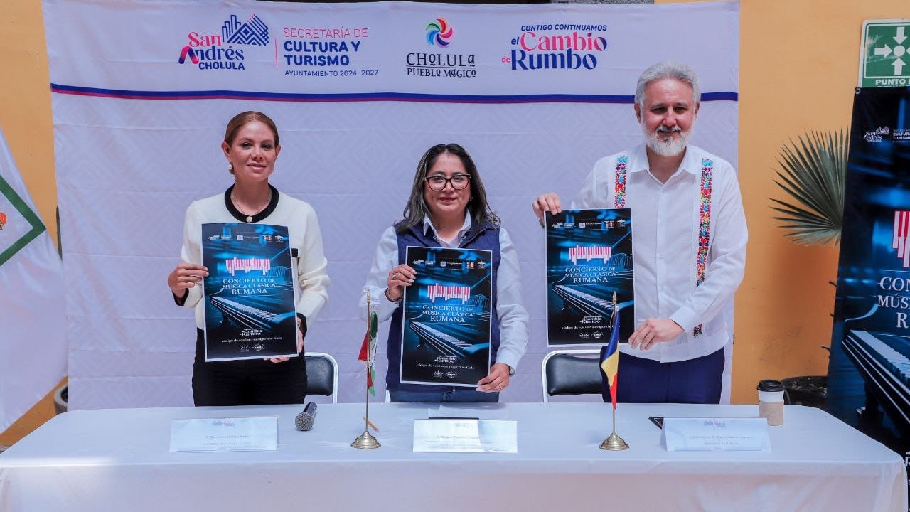 Intercambio cultural con Rumania llega a San Andrés Cholula