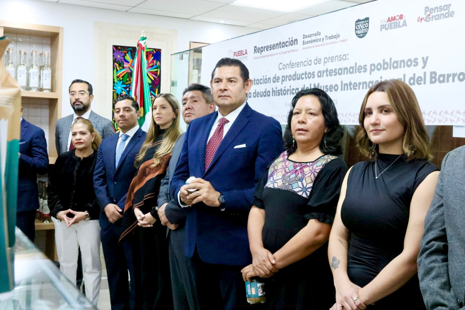 Desde Ciudad de México, Armenta confirma cancelación de deuda millonaria del Museo Barroco y lanza café con justicia social