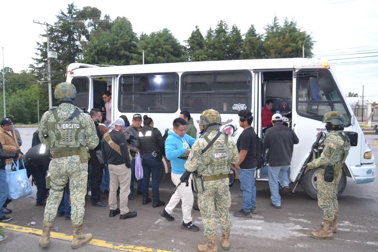 Gobierno de Puebla refuerza operativos de seguridad en transporte y zonas estratégicas