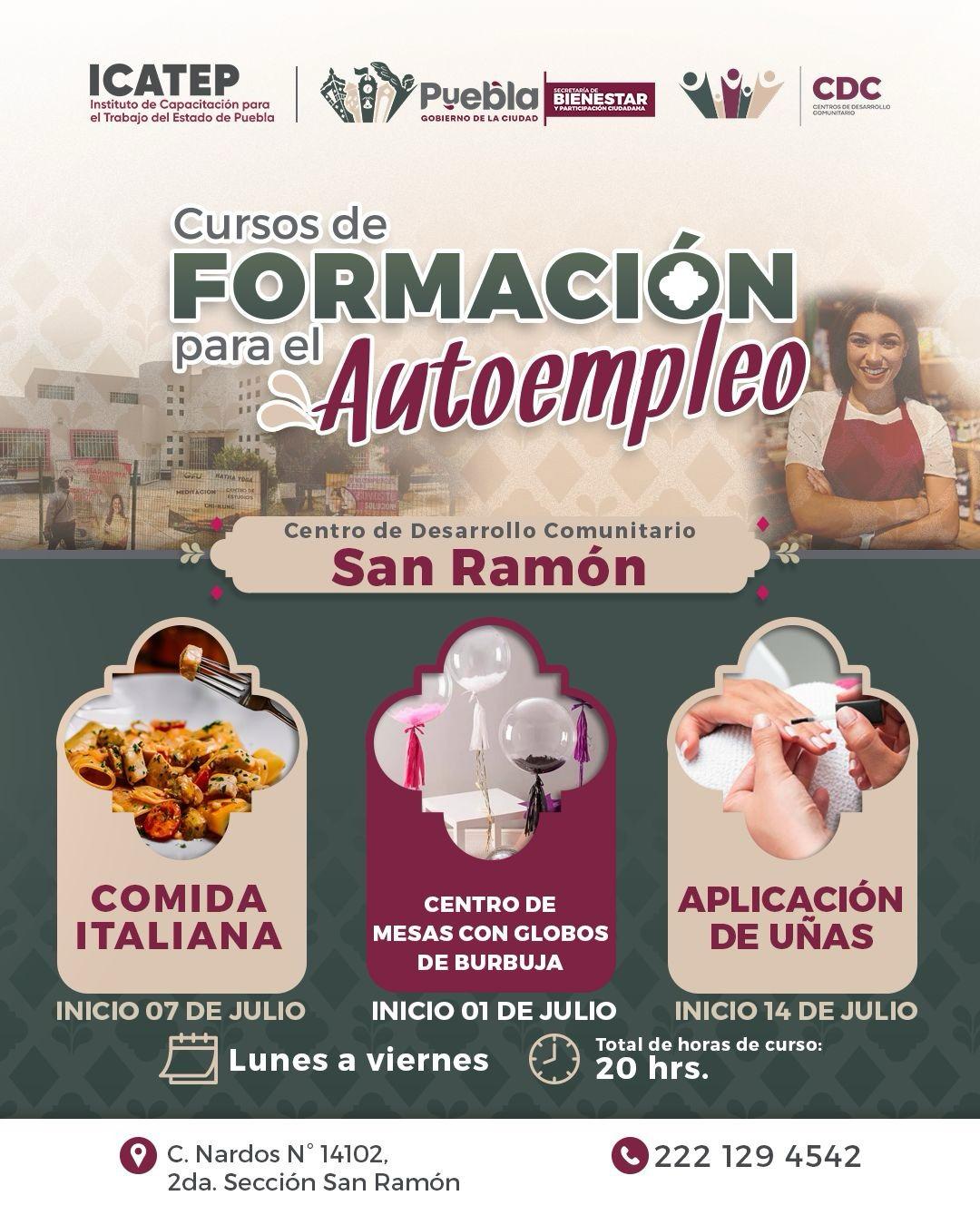 Invita Gobierno de la Ciudad a cursos gratuitos para el autoempleo con valor curricular